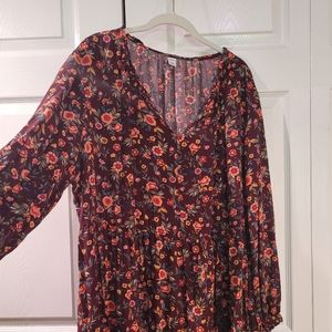 Old Navy Floral Maxi Dress